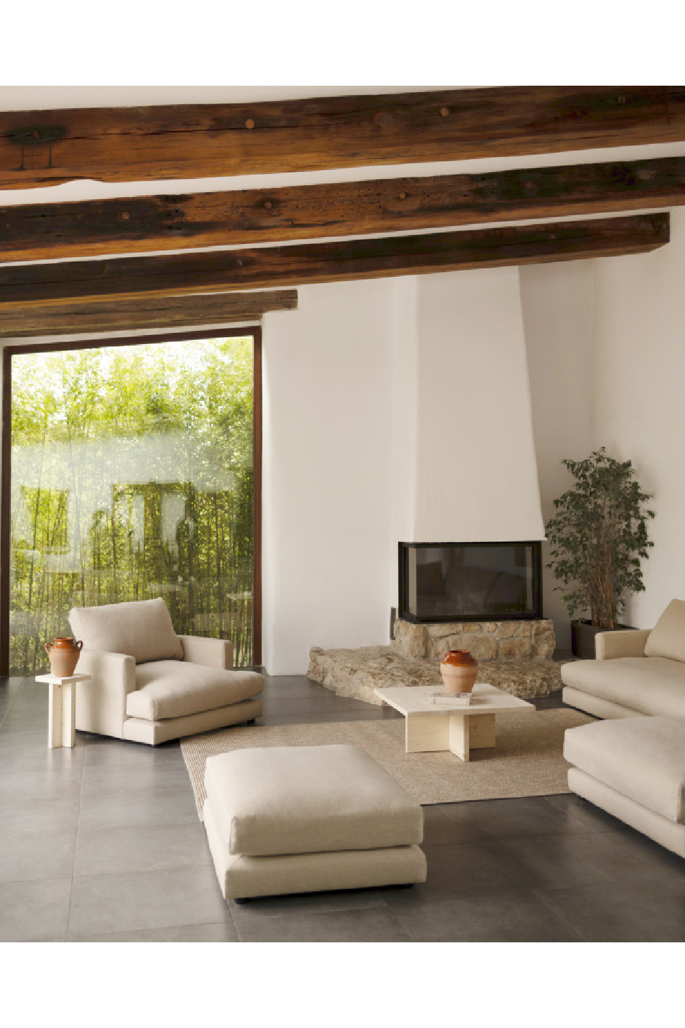 Square Solid Wood Side Table | Decowood Tena | Oroa.com