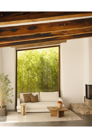 Square Solid Wood Side Table | Decowood Tena | Oroa.com