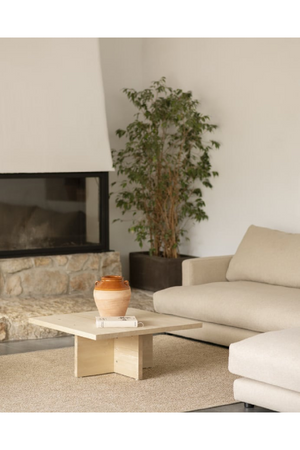 Square Solid Wood Coffee Table | Decowood Tena | Oroa.com