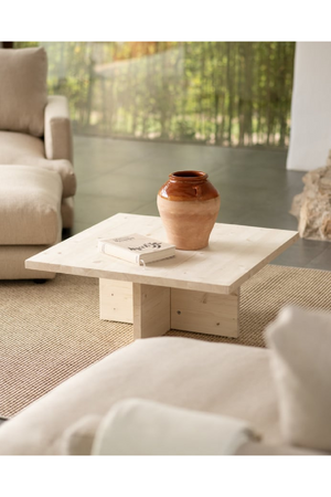 Square Solid Wood Coffee Table | Decowood Tena | Oroa.com
