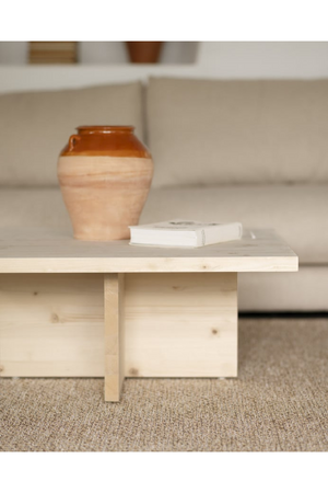 Square Solid Wood Coffee Table | Decowood Tena | Oroa.com
