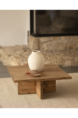 Square Solid Wood Coffee Table | Decowood Tena | Oroa.com