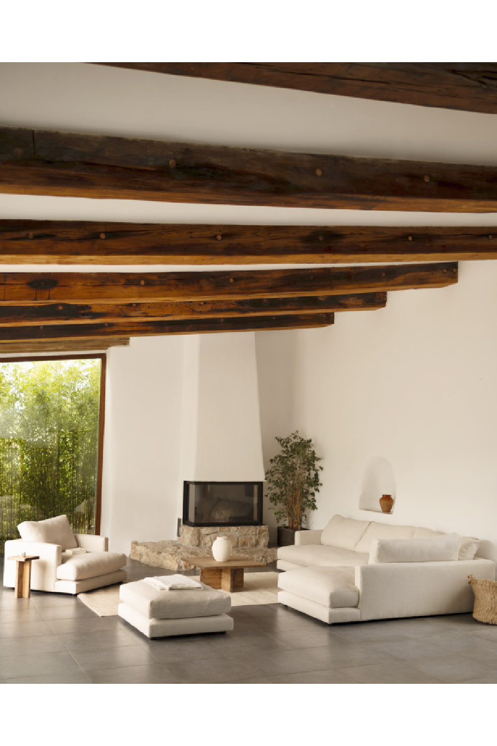 Square Solid Wood Coffee Table | Decowood Tena | Oroa.com