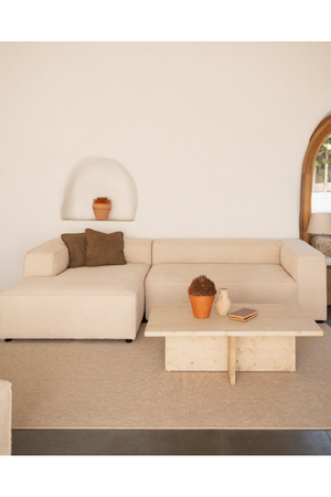 Rectangular Solid Wood Coffee Table | Decowood Tena | Oroa.com