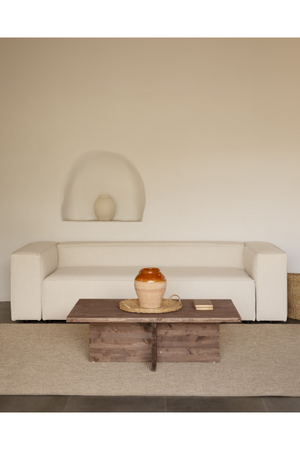 Rectangular Solid Wood Coffee Table | Decowood Tena | Oroa.com