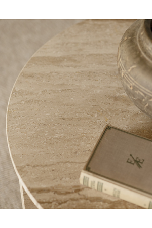 Round Marble Coffee Table | Decowood Tuscany | Oroa.com