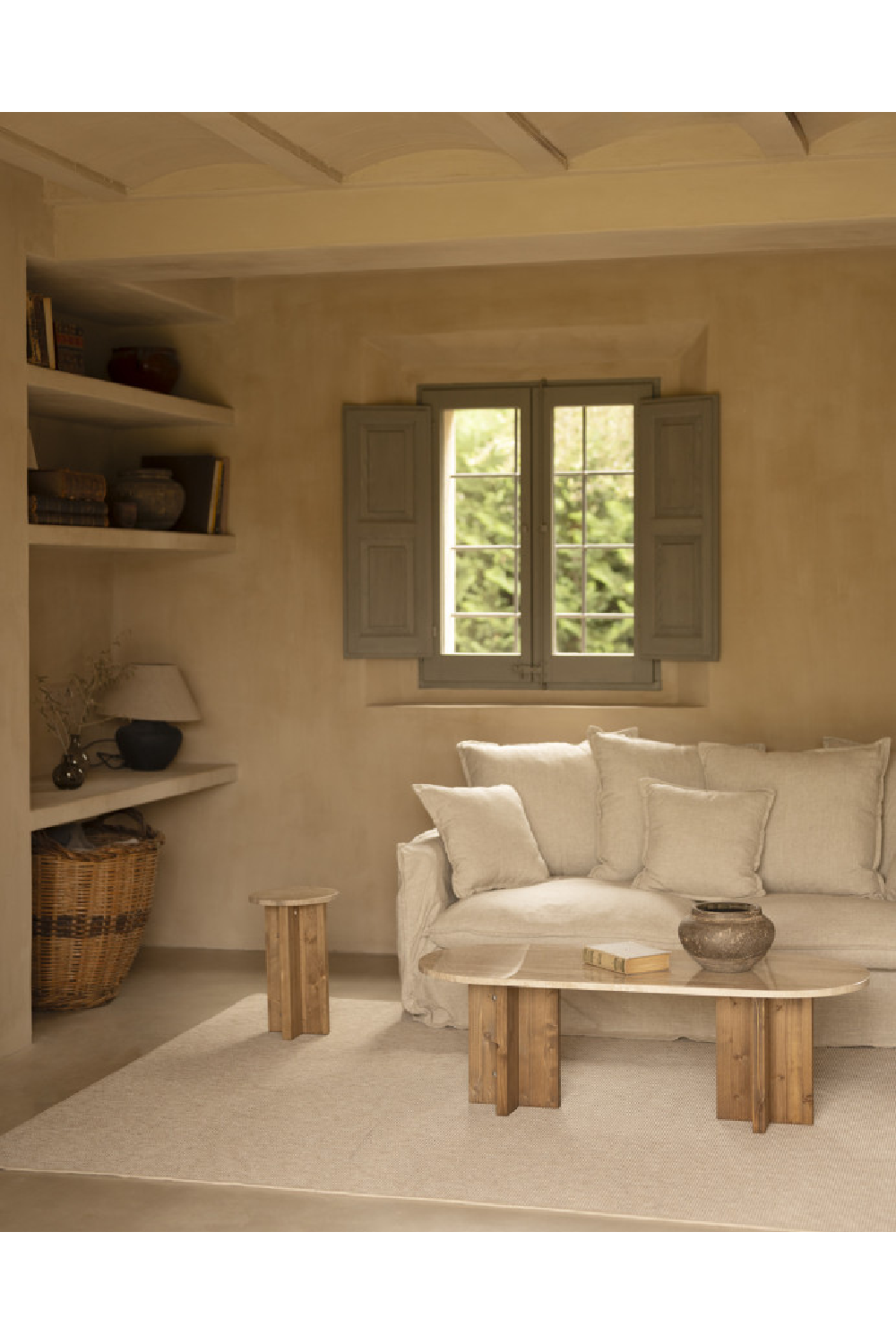 Oval Marble Coffee Table | Decowood Tuscany | Oroa.com