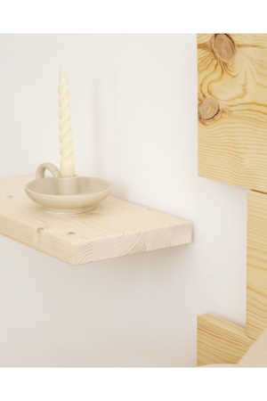 Solid Pine Floating Shelf Nightstand | Decowood Hak | Oroa.com