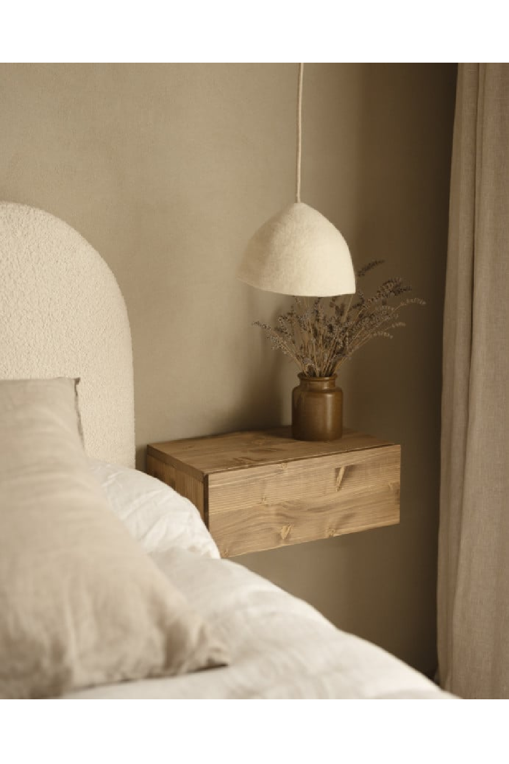 Floating Drawer Bedside Table | Decowood Ingrid | Oroa.com
