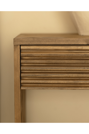 Fluted Drawer Nightstand | Decowood Ubud | OROA.com