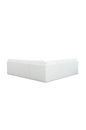   3-Piece White Outdoor Modular Sofa | Oroa.com