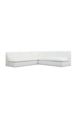   3-Piece White Outdoor Modular Sofa | Oroa.com