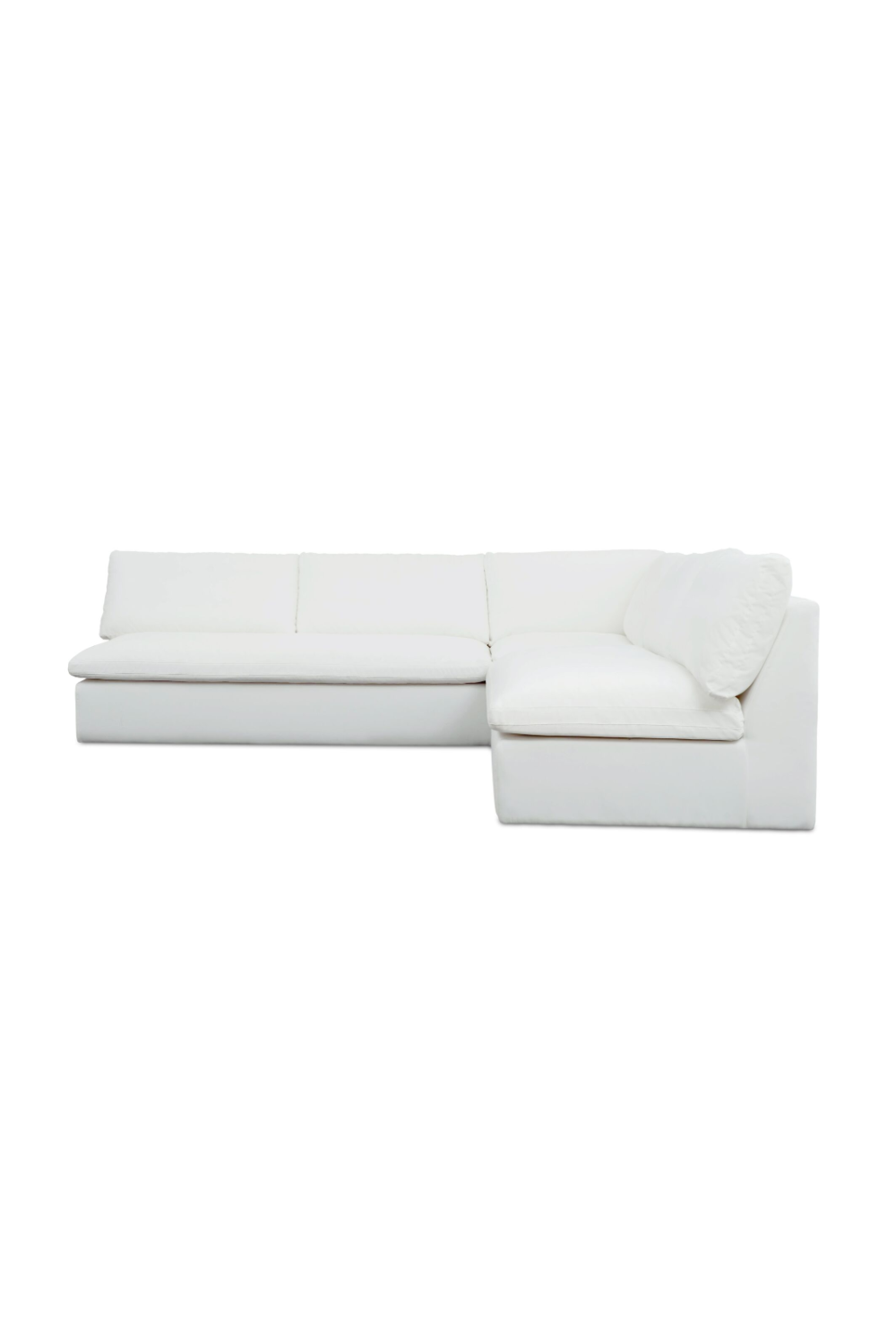   3-Piece White Outdoor Modular Sofa | Oroa.com