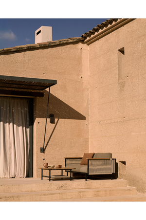 Woven Corn Arm Outdoor Sofa | Ethnicraft Corbey | Oroa.com