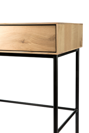Solid Oak 2-Drawer Desk | Ethnicraft Blackbird | Oroa.com