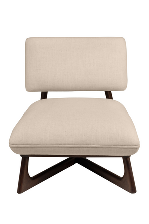 Beige Upholstered Lounge Chair | Versmissen Londa | Oroa.com