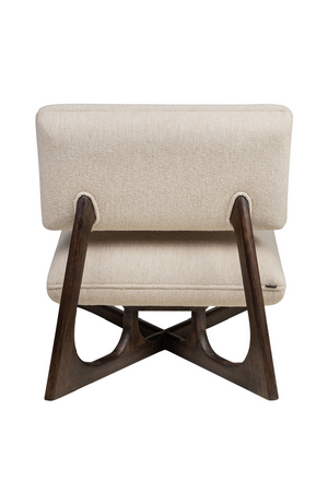 Beige Upholstered Lounge Chair | Versmissen Londa | Oroa.com