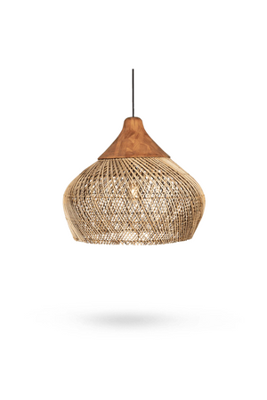 Rattan Rustic Hanging Lamp | dBodhi Harp | OROA.com