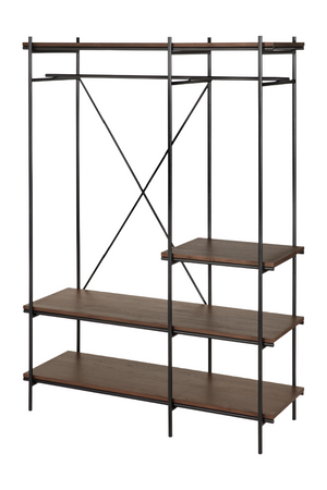 Brown Teak Hanging Rack | Ethnicraft Oscar | Oroa.com