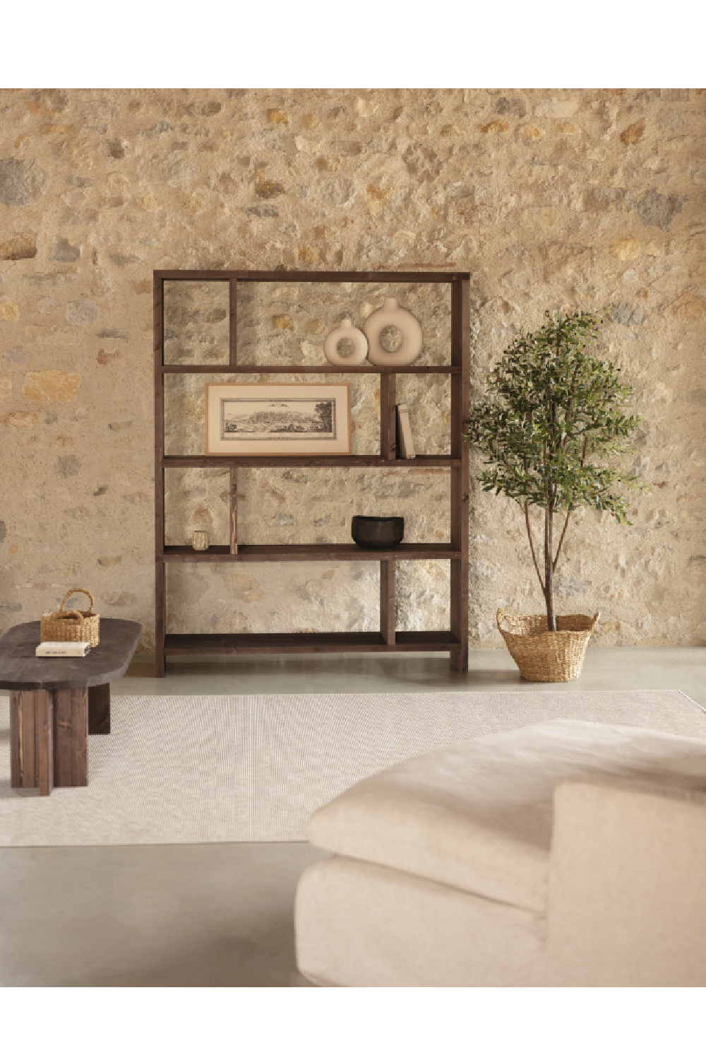 Solid Wood Bookcase | Decowood Rose | Oroa.com