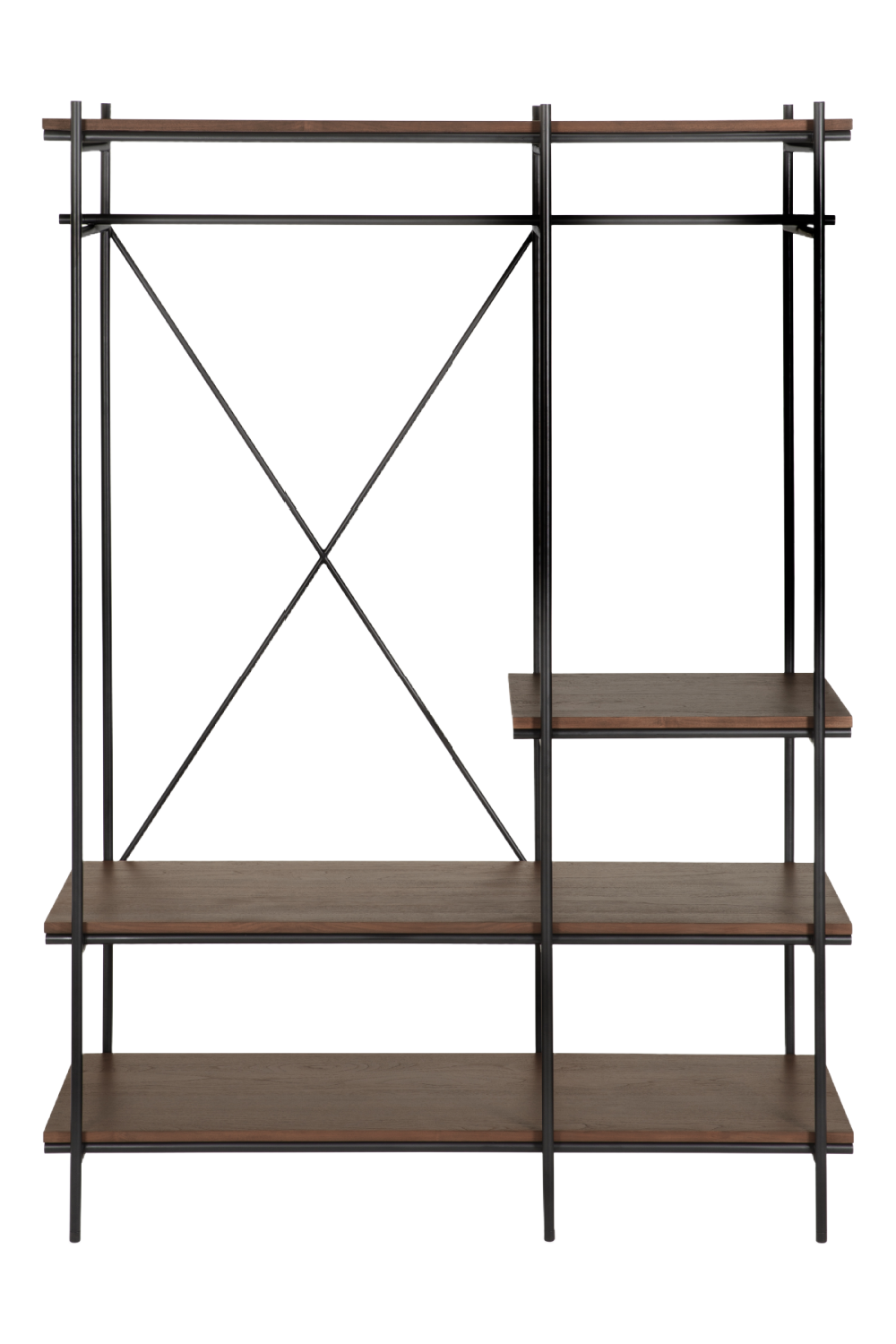 Brown Teak Hanging Rack | Ethnicraft Oscar | Oroa.com