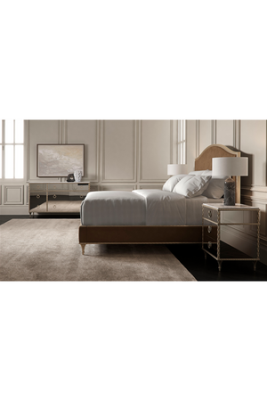 Camelback Platform Queen Bed | Caracole Fontainebleau | Oroa.com