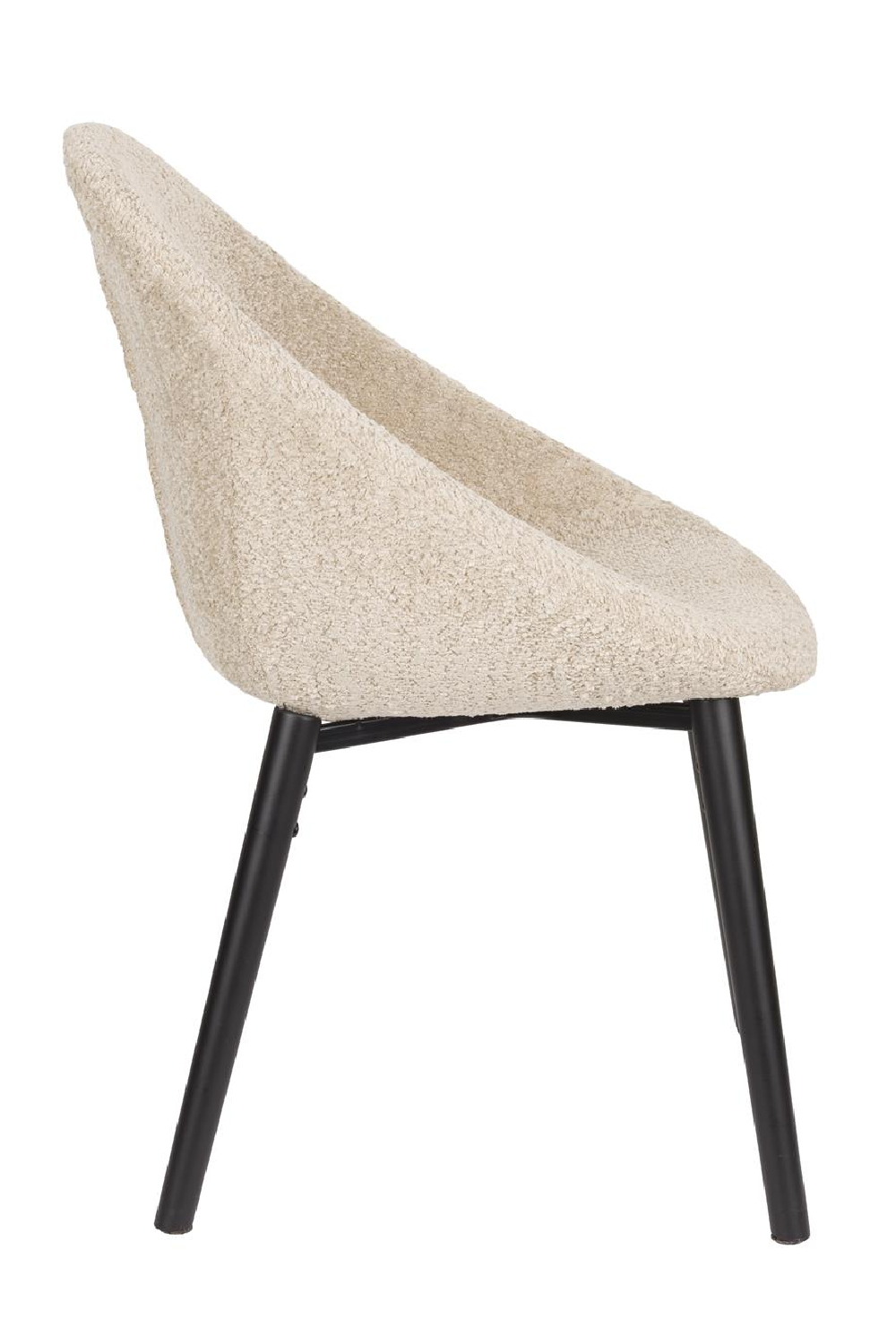 Bouclé Tub Dining Chairs (2) | Dutchbone Fenna | OROA.com
