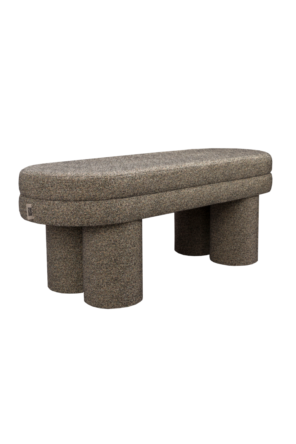 Bouclé Upholstered Bench | Dutchbone Fern | OROA.com
