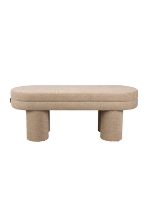 Bouclé Upholstered Bench | Dutchbone Fern | OROA.com
