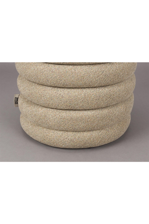 Bouclé Upholstered Stool | Dutchbone Fern | OROA.com