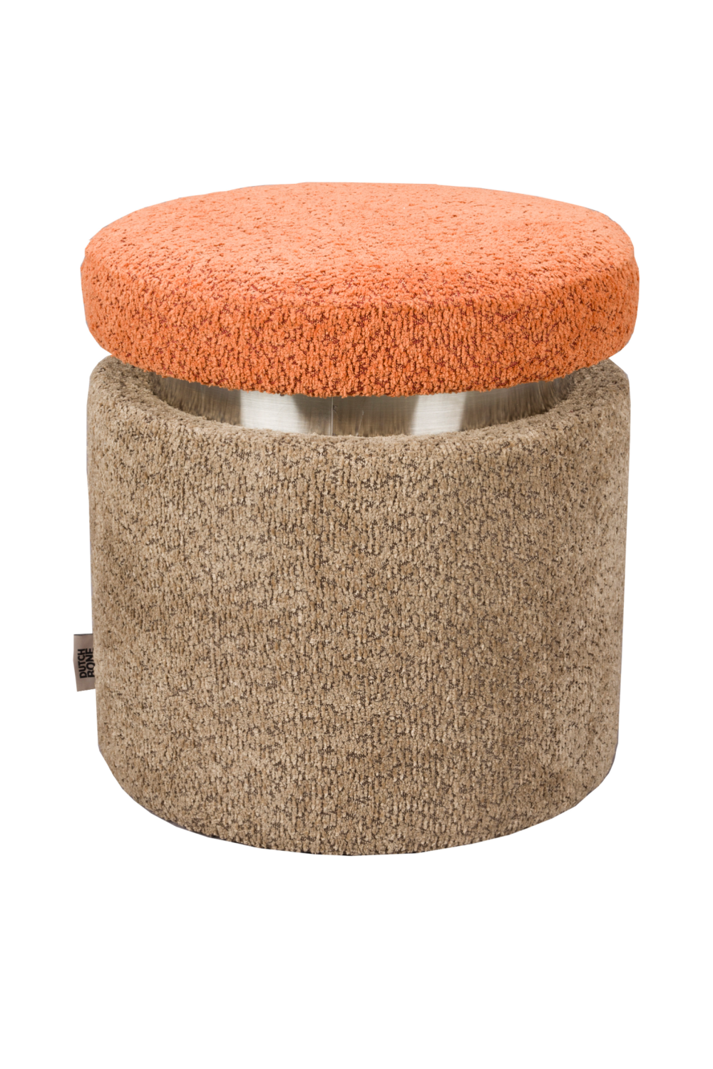 Two-Toned Boucle Stool | Dutchbone Sen | Oroa.com
