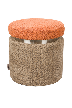Two-Toned Boucle Stool | Dutchbone Sen | Oroa.com