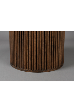 Cream Travertine Dining Table | Dutchbone Arda | OROA.com