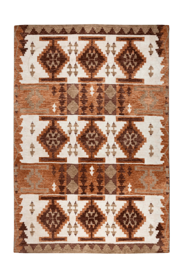 Patterned Woven Carpet | Dutchbone Maron | OROA.com
