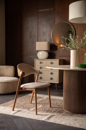 50s Cushioned Dining Chair | Dutchbone Babington | OROA.com