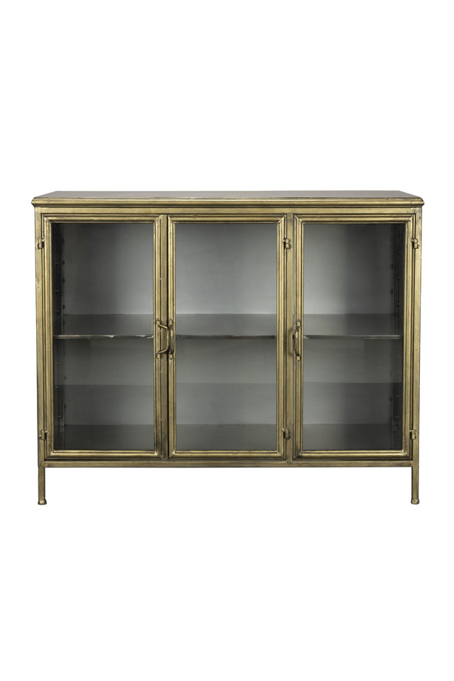 Antique Brass 3-Door Sideboard | Dutchbone Gertlush | OROA.com