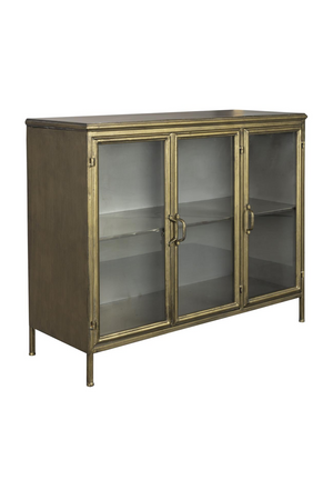 Antique Brass 3-Door Sideboard | Dutchbone Gertlush | OROA.com