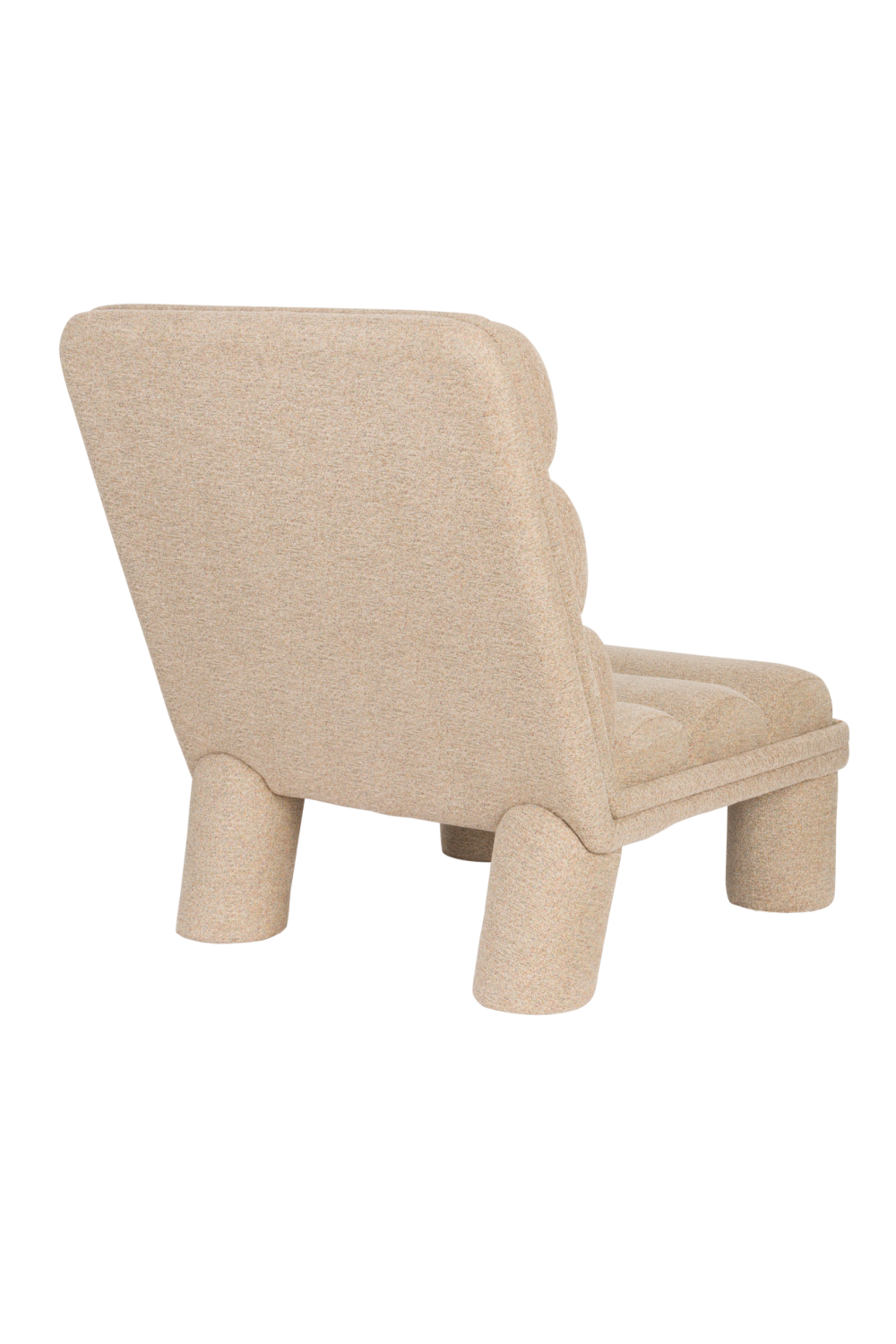 Bouclé Channeled Lounge Chair | Dutchbone Fern | OROA.com
