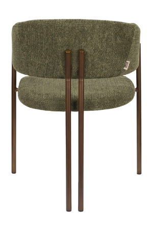 Bouclé Curved Dining Chairs (2) | Dutchbone Naida| OROA.com
