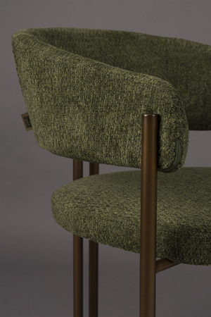 Bouclé Curved Dining Chairs (2) | Dutchbone Naida| OROA.com
