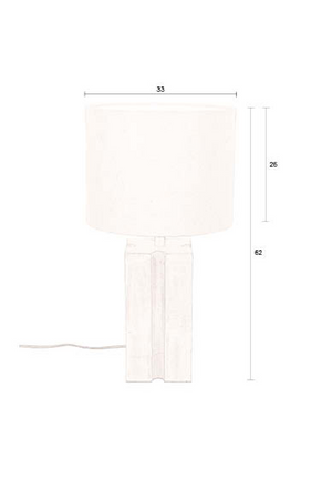 Gold Aluminium Table Lamp | Dutchbone Roc | OROA.com