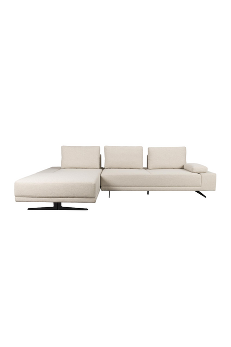 Off White Upholstered Sofa | Dutchbone Shelly | OROA.com