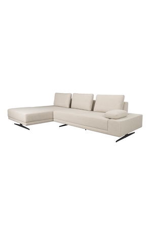 Off White Upholstered Sofa | Dutchbone Shelly | OROA.com