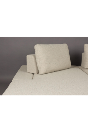 Off White Upholstered Sofa | Dutchbone Shelly | OROA.com