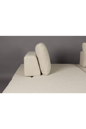 Off White Upholstered Sofa | Dutchbone Shelly | OROA.com