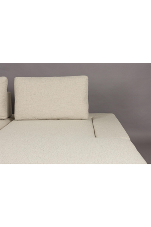 Off White Upholstered Sofa | Dutchbone Shelly | OROA.com