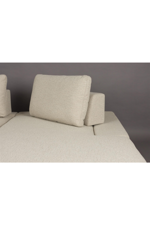 Off White Upholstered Sofa | Dutchbone Shelly | OROA.com