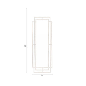   Modern European furniture - Black Metal Framed Mirror - www.oroa.com | Oroa.com