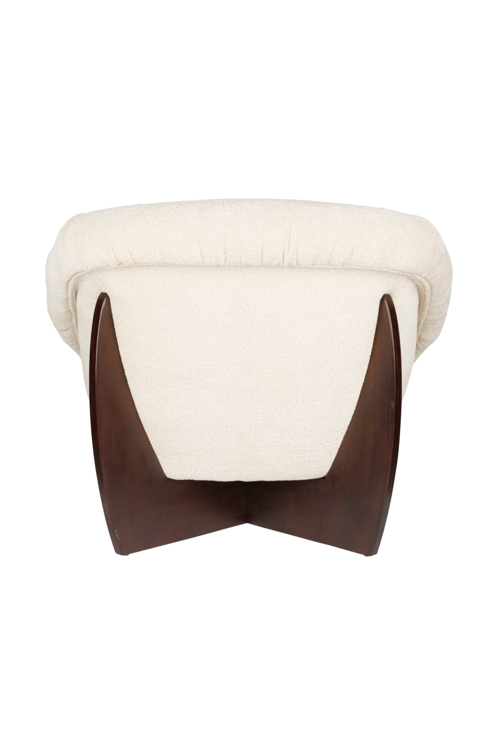 Beige Bouclé Lounge Chair | Dutchbone Emilius | OROA.com