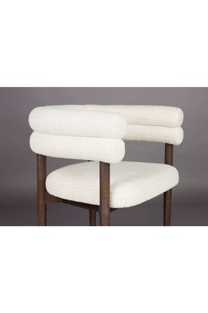 Off-White Curved Dining Chair | Dutchbone Sela | OROA.com